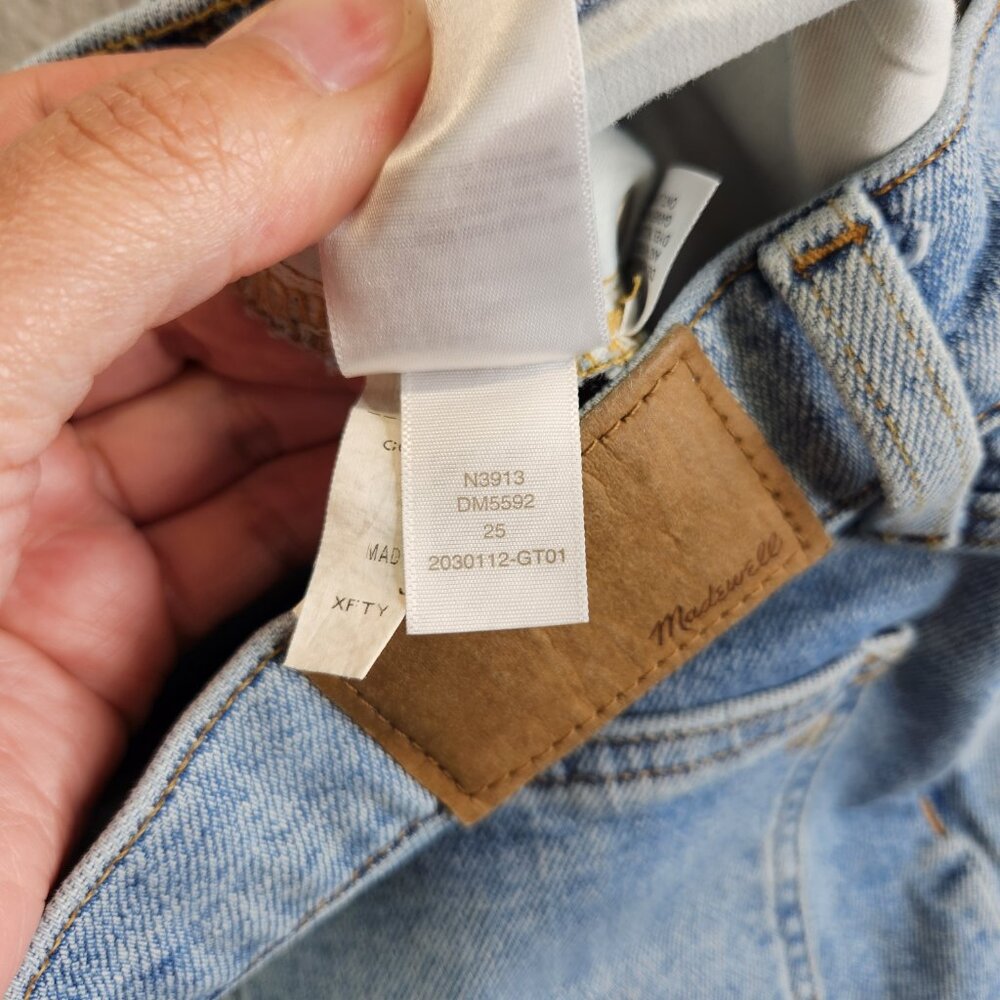 Madewell Jeans Womens 25 Belbury Wash The Perfect Vintage Tapered Ankle Hi Rise - Picture 13 of 15